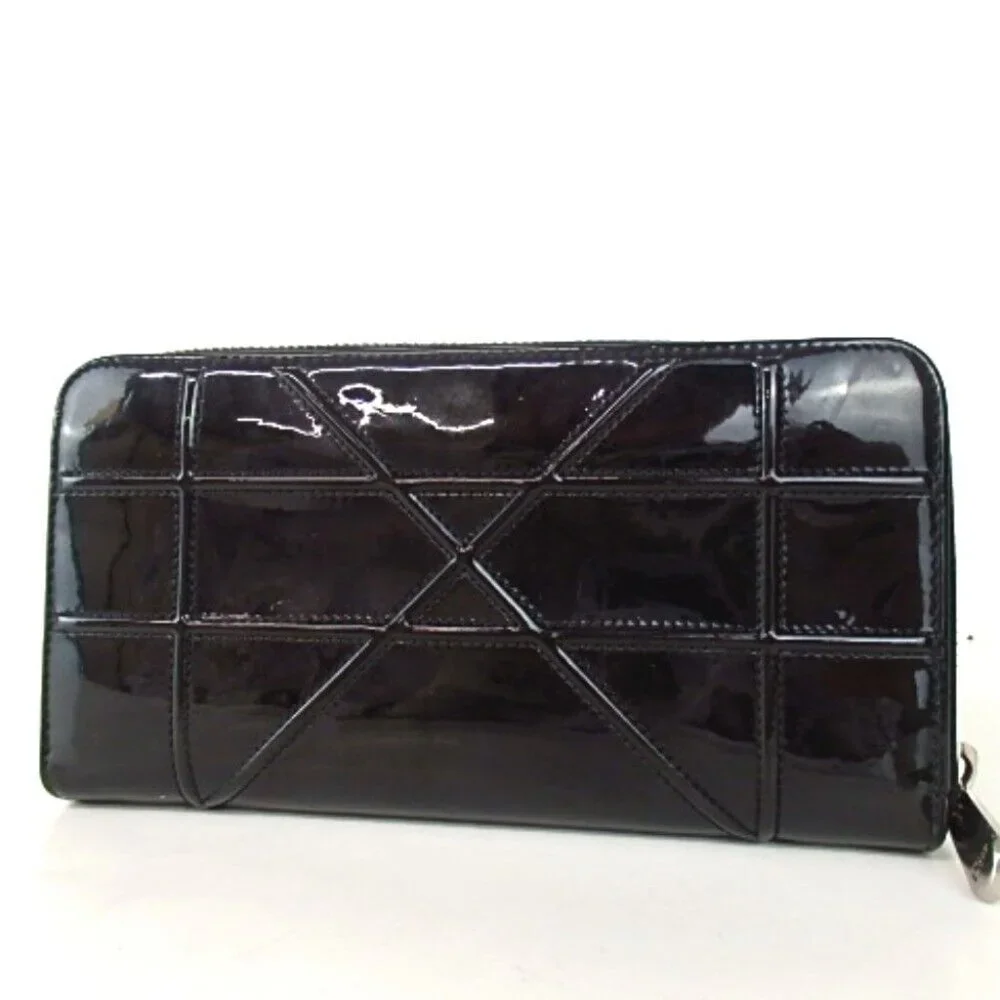 Authentic Dior wallet purse enamel Women [Used]
